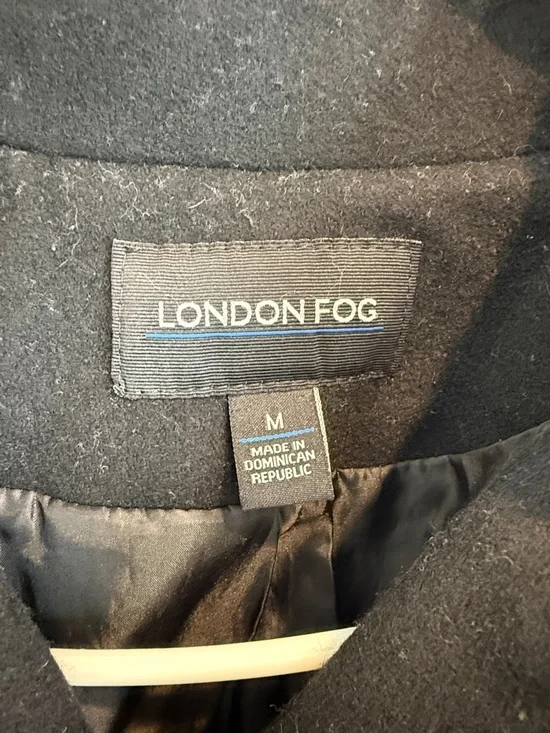 London Fog | Double-Breasted Wool Blend Trench Coat - Picture 2 of 11